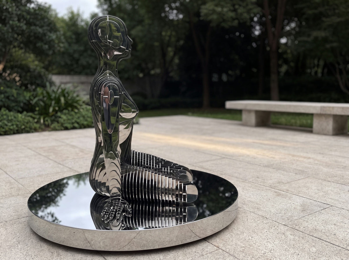 Seated Figure Sculpture